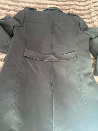 Abrigo Negro Formula Joven Hombre