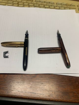 Penne stilografiche vintage a stantuffo