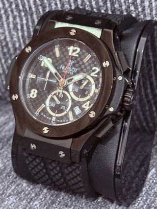 Reloj Chronograph Carbono Esfera Negra