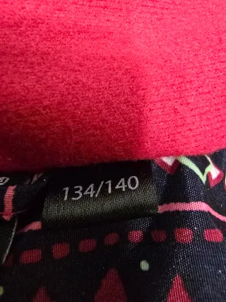 Chaqueta esquí infantil estampada