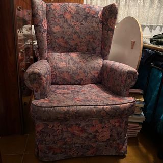 2 Sillones Orejeros Florales