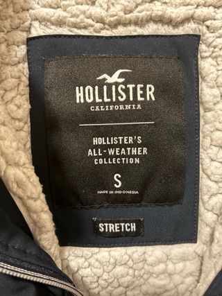Chaqueta Hollister Azul Marino Talla S