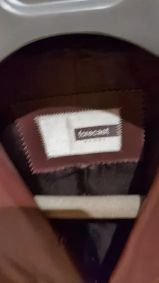 Chaqueta Piel Mujer Talla 42 Marrón