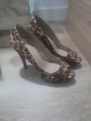 Lote Zapatos Talla 37 Negro y Rosa