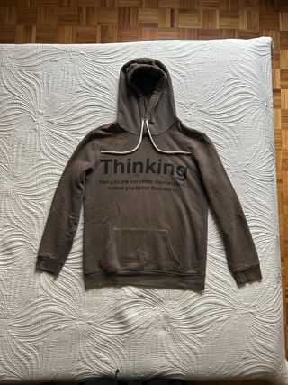 Sudadera Bershka marrón Talla XS