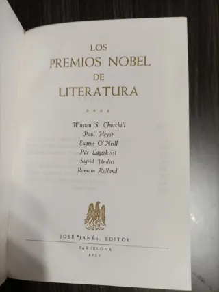Los premios Nobel de Literatura