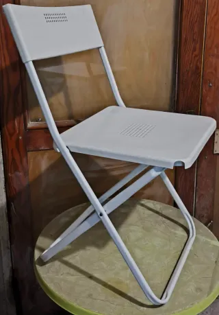 Dos Sillas plegables ligeras de jardín