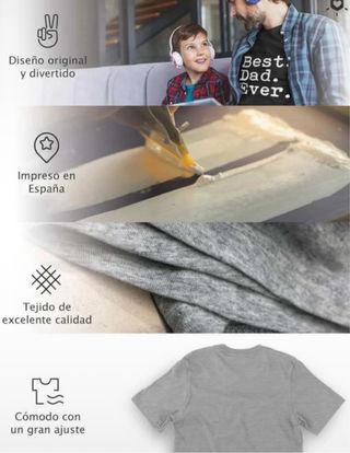 Camiseta The Walking Dad Negra Talla M