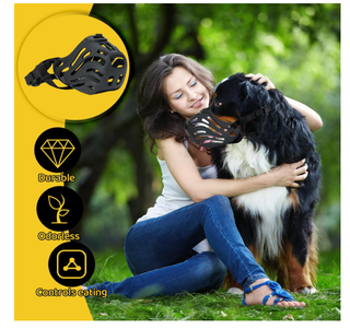 Museruola Cane Silicone Regolabile