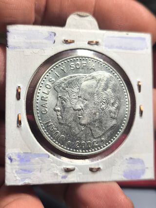 Moneda 12 Euros España 2002 Plata