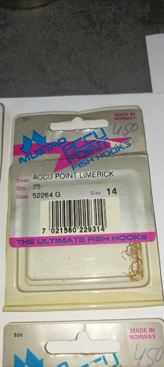 Anzuelos de Pesca Mustad Accu Point