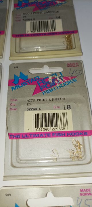 Anzuelos de Pesca Mustad Accu Point