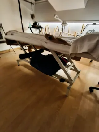 Camilla hidráulica para masaje y estética