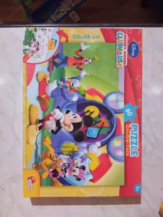 Puzzle Mickey Mouse Disney 2 en 1 Lisciani