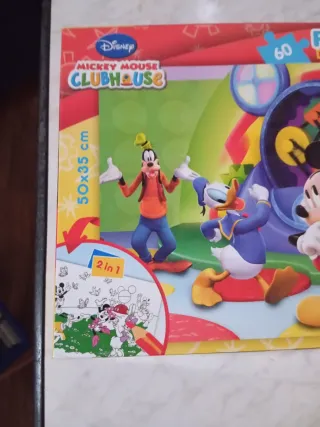 Puzzle Mickey Mouse Disney 2 en 1 Lisciani