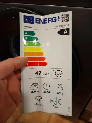 Lavadora Hisense 8kg