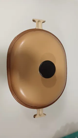 Olla Le Creuset Beige/Marrón