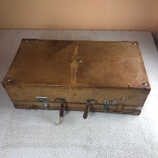 Arcón de piel vintage