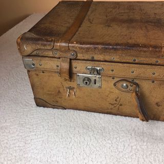 Arcón de piel vintage