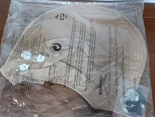 Sombrero de playa plegable mujer beige