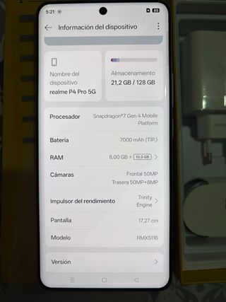 Realme P4 PRO 5G Nuevo