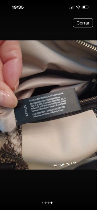 Bolso Tous Beige Multicolor