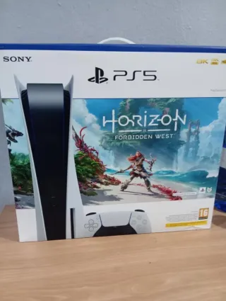Consola PS5 con Horizon Forbidden West