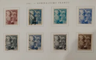 Serie Franco 1951 Incompleta