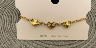 Pulsera Corazones Acero Inoxidable