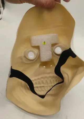 Maschera Carnevale HORROR in silicone (NUOVA)