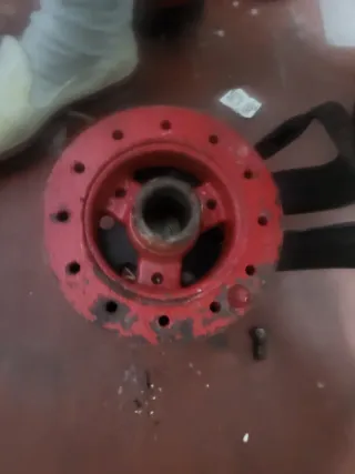 Bomba de agua para motores de barco, con polea