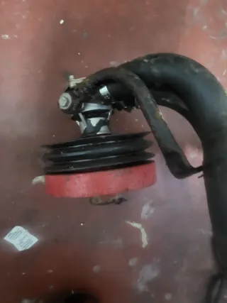 Bomba de agua para motores de barco, con polea