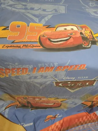 Funda Nórdica Cars 95 Lightning McQueen.Cama 90