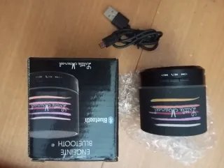 Altavoz Bluetooth Little Marcel Negro Multicolor