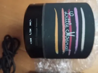 Altavoz Bluetooth Little Marcel Negro Multicolor