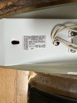 Set 3 applique vetro nero