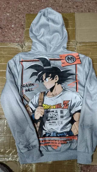 Sudadera Goku Dragon Ball Z gris