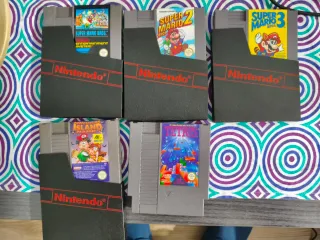 Consola NES Nintendo Original + 5 Juegos