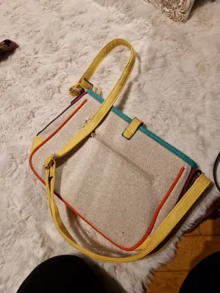 Bolso de hombro multicolor