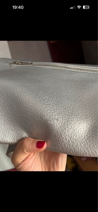 Bolso plateado Misako