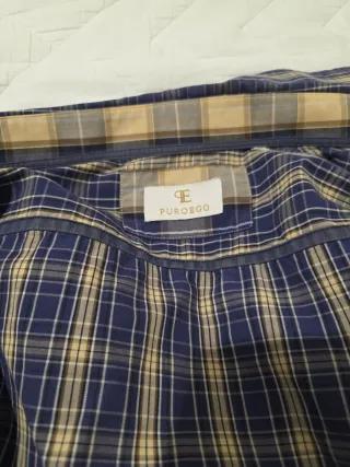 Lote de 2 camisas de cuadros