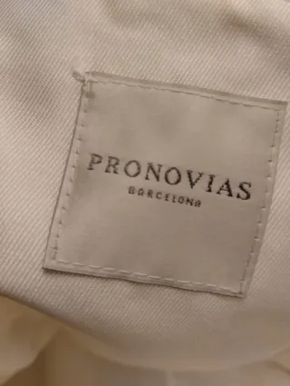 Vestido Novia Pronovias diseño de Manuel Mota.