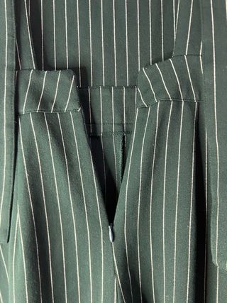 Mono Bershka rayas verde Talla S