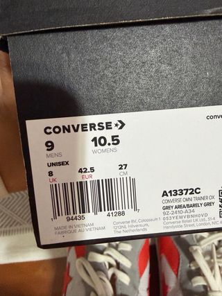 Zapatillas Converse Omni Trainer Gris/naranja