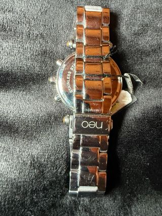 Reloj NEO Cronógrafo Cuarzo Negro/Plata
