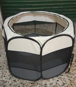 Parque para perros plegable