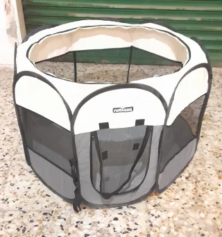 Parque para perros plegable