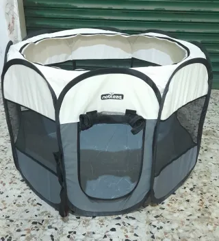 Parque para perros plegable