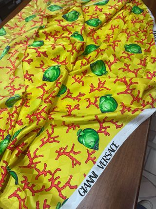 Tessuto Versace Seta Pura Made in Italy