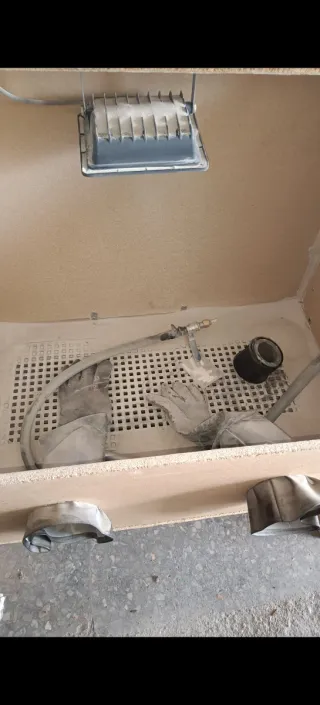 Máquina de chorrear arena